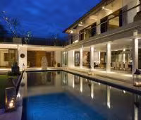 Вилла Cendrawasih, Вилла в ночное время