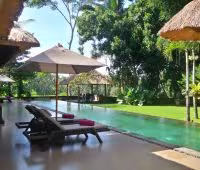 Villa Bamboo, Pool-Deck