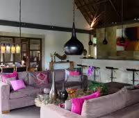 Villa Bamboo, Wohnzimmerbereich